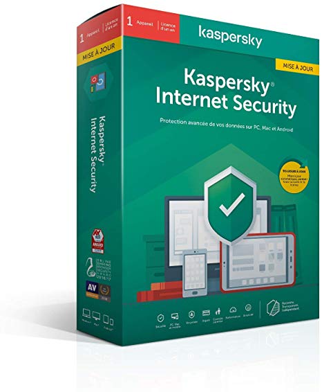 Kaspersky Internet Security 2020 1 Poste / 1 An